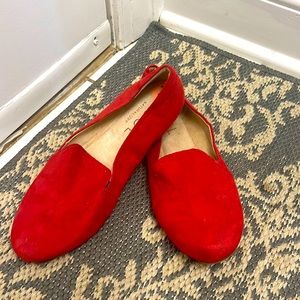 Soul by naturalizer flats in rich red